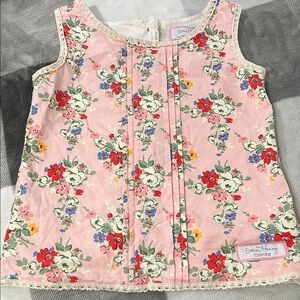 SWEETHONEY Floral Pink Sleeveless Top